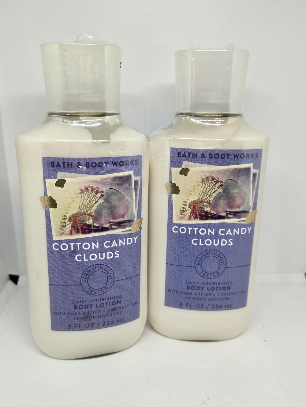 Bath & Body Works Cotton Candy Clouds Lotion - Lor Of 2